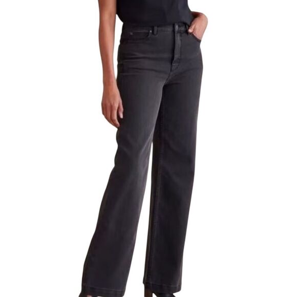 Soft Surroundings Stone Washed Black Denim 10 - Picture 1 of 6